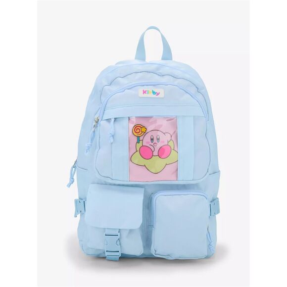 Kirby Pastel Blue Multi Pocket Backpack main image 5